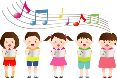 Children Singing Music Clipart